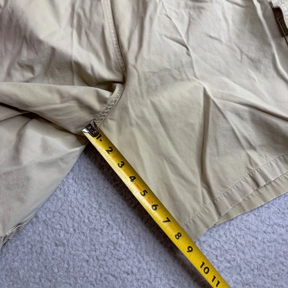 Abercrombie & Fitch Mens Paratrooper Cargo Shorts Khaki Tan Size 36 (33) Y2K